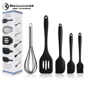 Mateamoda 5 PCS Kitchenware Utensils Cookware Baking Set Cooking Whisk