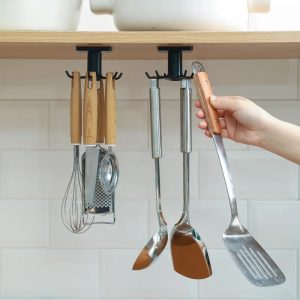 kitchen hook organizer bathroom hanger wall dish drying rack holder for lid cooking